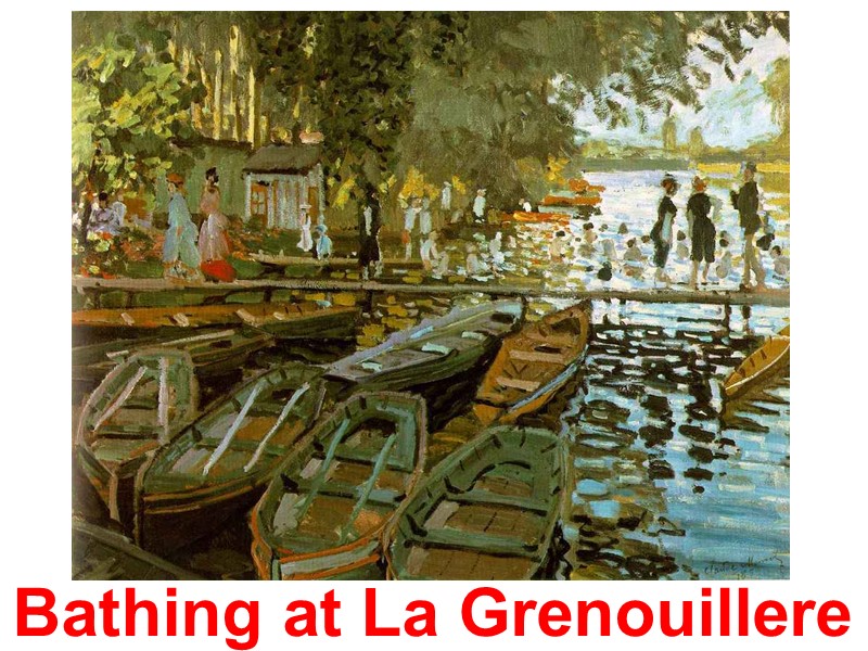 Bathing at La Grenouillere